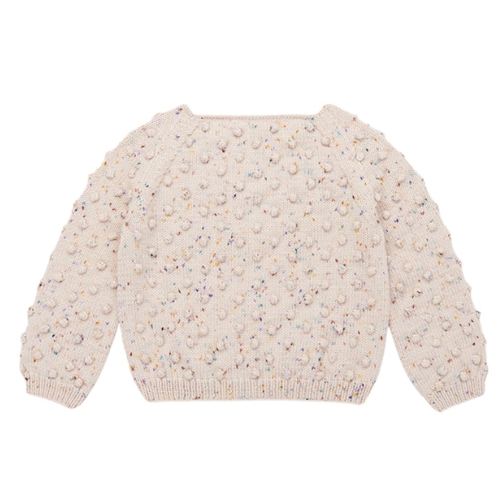 NWT Misha & Puff Original Popcorn Sweater Lollipop Confetti